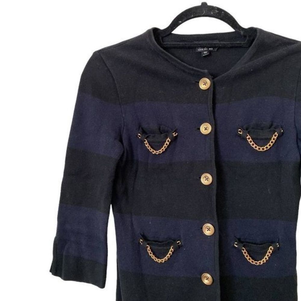TOPSHOP Chained Striped Cardigan - Picture 2 of 4